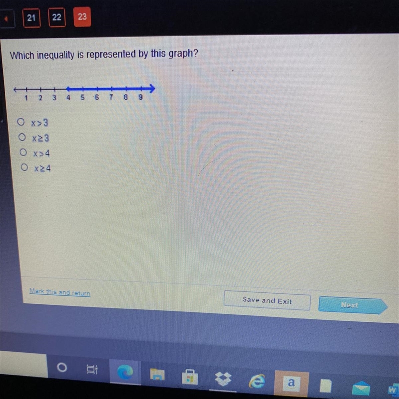 Which inequality is represented by this graph?-example-1