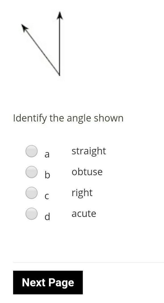 EASY GEOMETRY** identify the angle shown.​-example-1