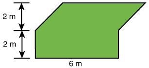 What is the area of the hexagon below? 12 m 2 18 in 2 24 in 2 48 in 2-example-1