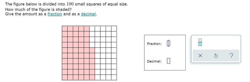 How much of the figure is shaded?-example-1