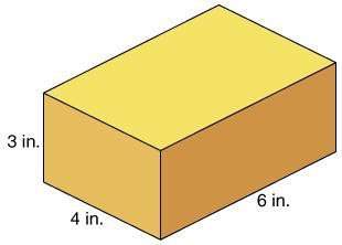 What is the surface area of the rectangular prism below? 32 in 2 84 in 2 96 in 2 108 in-example-1