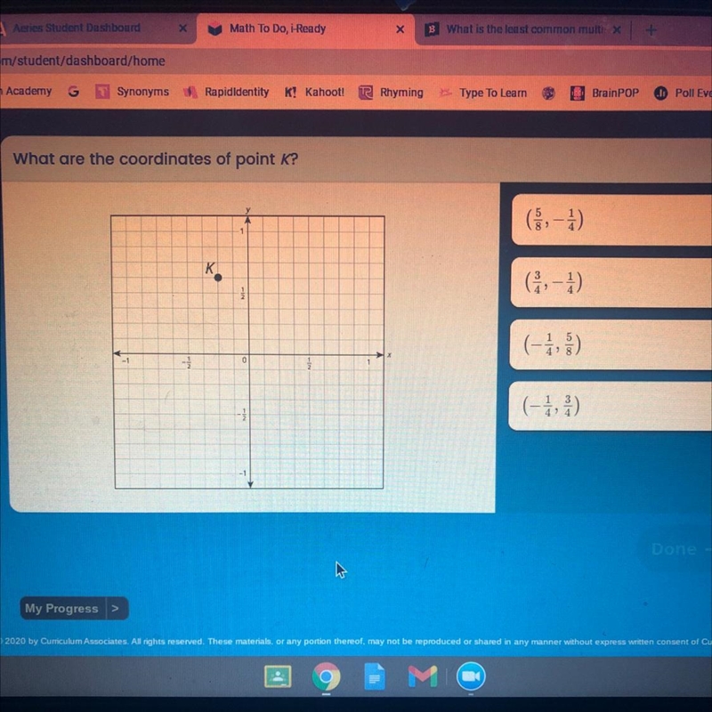 What are the coordinates of point K? Please help!-example-1