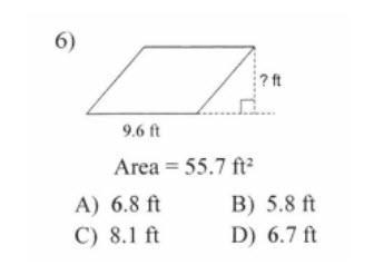 Find the missing measurement.-example-1