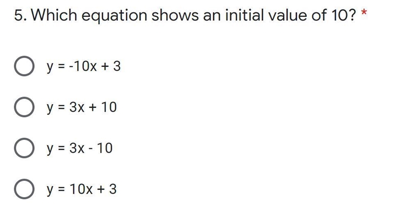 What is the initial value of 10 in this equation?-example-1