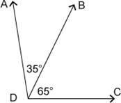 Describe the pair of angles shown in the figure. A) Complementary angles B) Supplementary-example-1