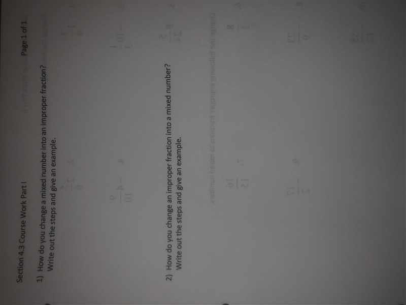 Complete questions 1,2.-example-1