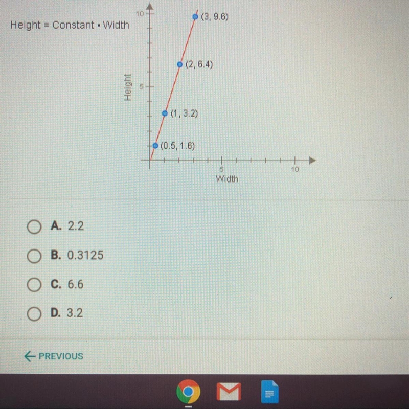 According to the graph, what is the value of the constant in the equation below?-example-1