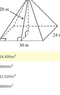 Find the volume of the rectangular pyramid below.-example-1