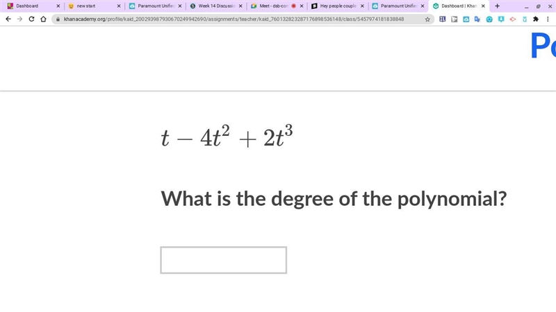 What is the degree of the polynomial?-example-1