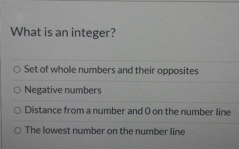 What is an integer? ​-example-1