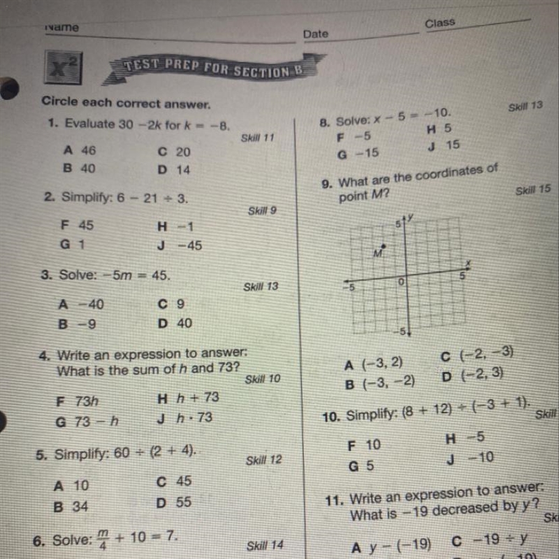 I need 1-5 and 8 and 9 solved-example-1