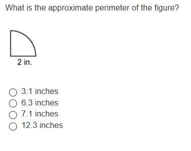 What is the approximate perimeter of the figure?-example-1