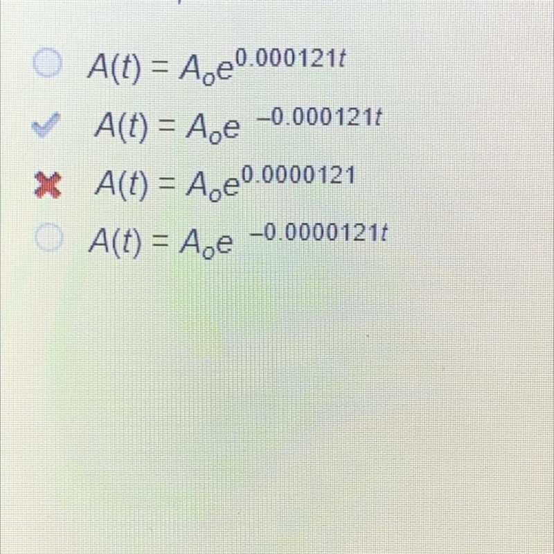 archeologists use radiocarbon dating to determine he age of ancient tools. they measure-example-1