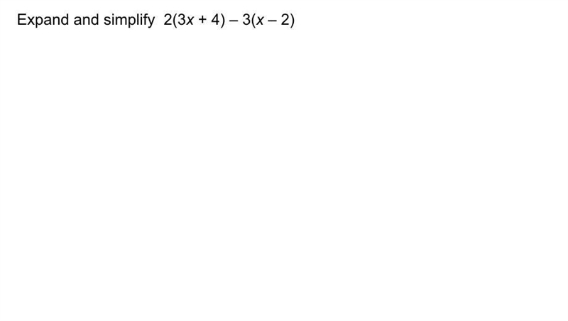 Can anyone help? The question says to expand and simplify it but i dont know how.-example-1