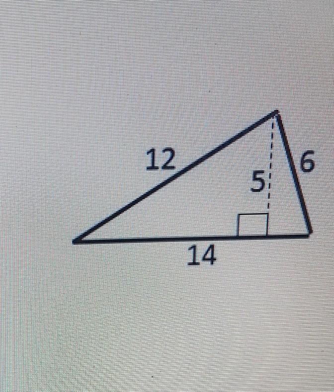 Find the area and perimeter of that triangle​-example-1