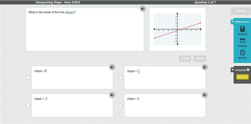 What is the slope of the line shown?-example-1