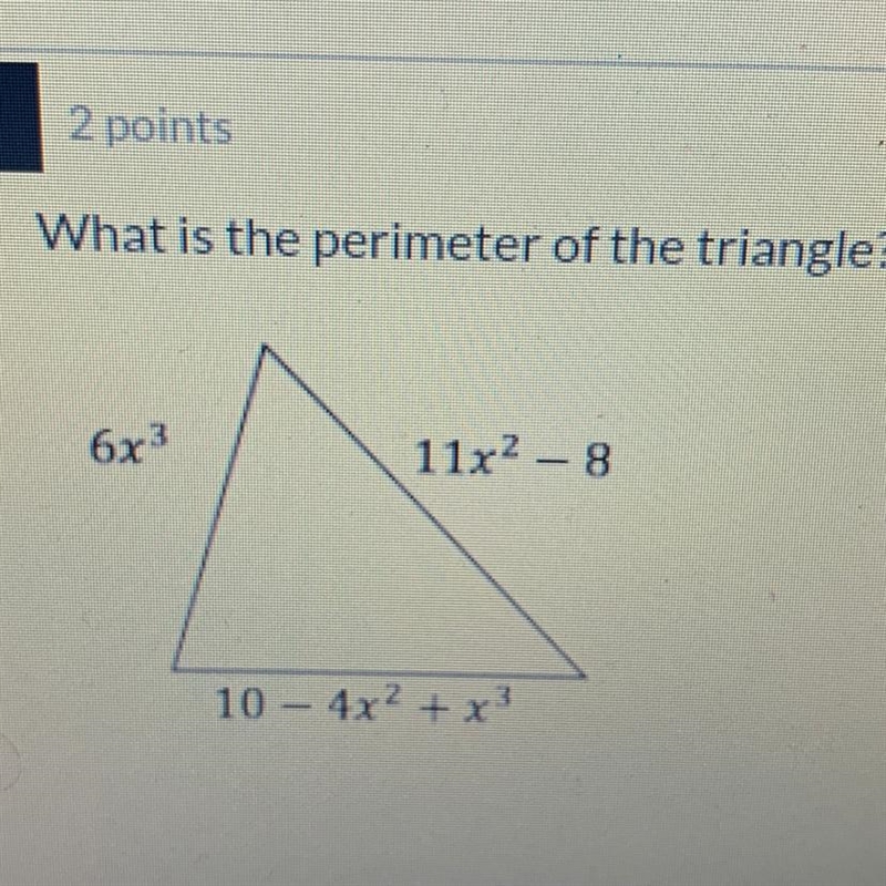 What is the perimeter of the triangle?-example-1