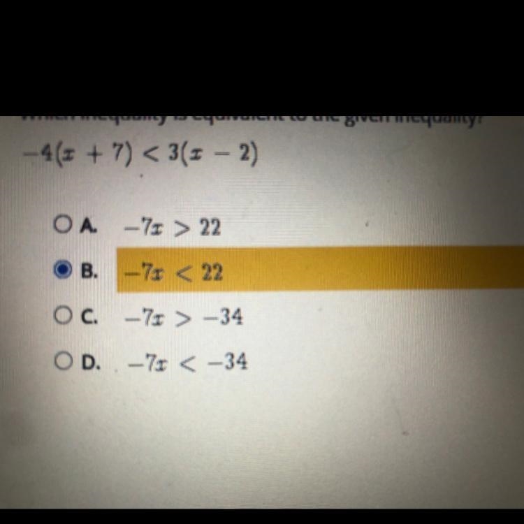 Which inequality is equivalent to the given inequality-example-1