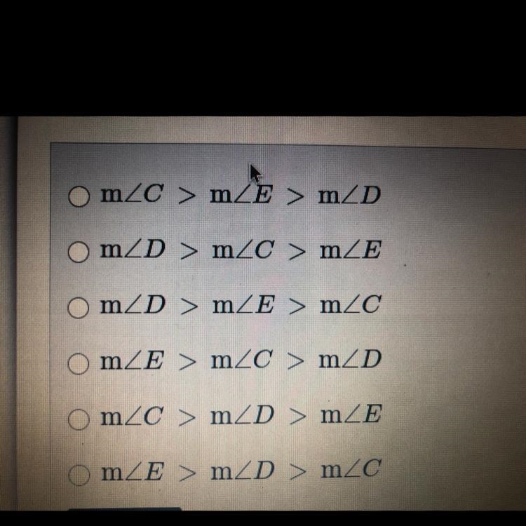 OmZC > mZE > m2D OmZD > mZC > MZE mZD > mZE > mZC OmZE > m2C-example-1