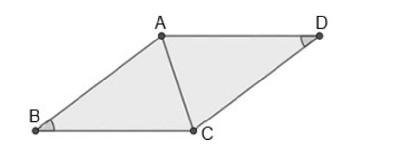 Can the two triangles be proven congruent by SAS? Explain. A) No, there's only one-example-1