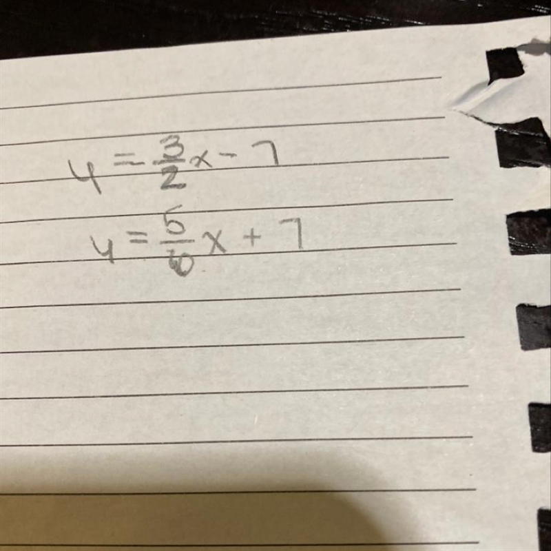 Solve the following system of equations graphically on the set of axes below.-example-1