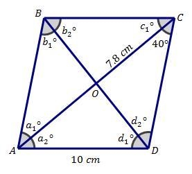 What is the area of rhombus ABCD? 24.57 cm^2 39.00 cm^2 98.28 cm^2 78.00 cm^2-example-1