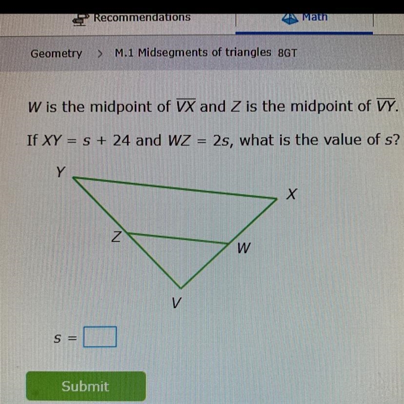 I need an answer to this. To help, WZ is half of XY.-example-1