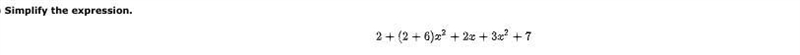 Simplify the expression. Can someone explain to me how to get the answer? Thanks!-example-1