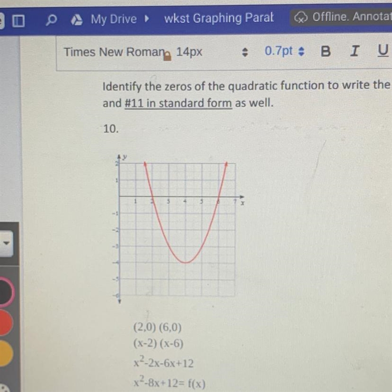 What is the equation in vertex form-example-1