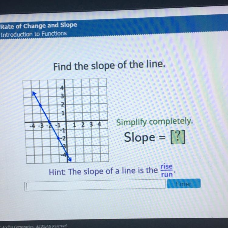 Can someone help me find the slope and give me like a formula?-example-1