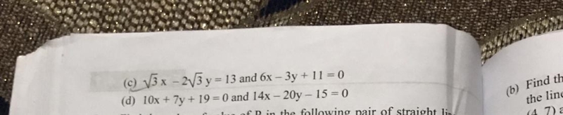 Show the pair of straight lines are perpendicular. C number.-example-1