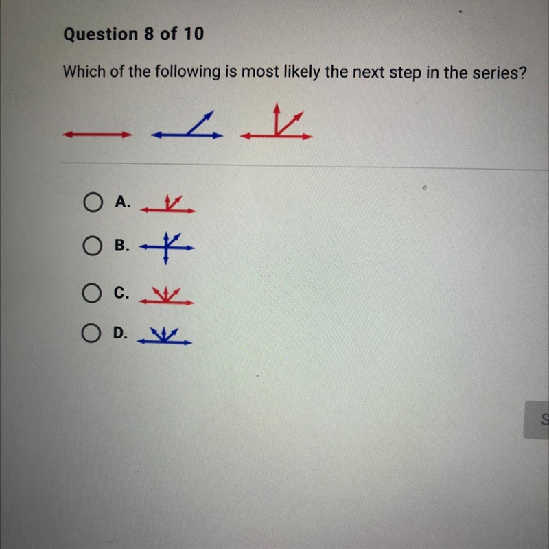 HELP ME PLEASE ASAP!?!Which of the following is most likely the next step in the series-example-1