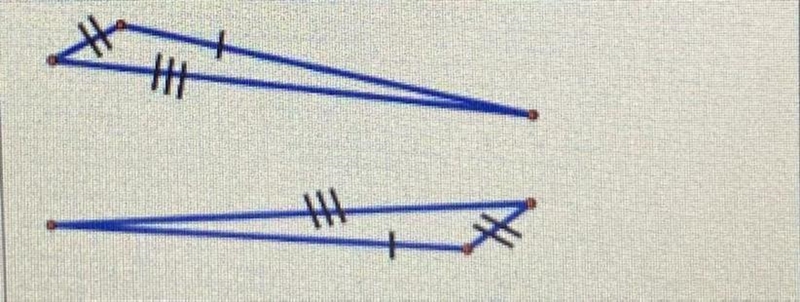 Are these congruent by SSS, SAS, AAS, ASA?-example-1