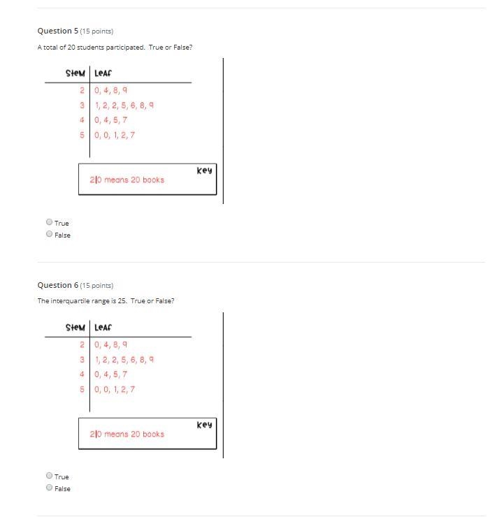 Stem and leaf plot need help-example-1