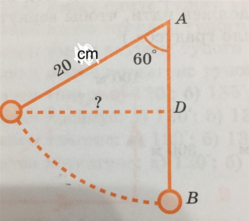 The pendulum in the form of a load suspended on a string was deflected from the equilibrium-example-1