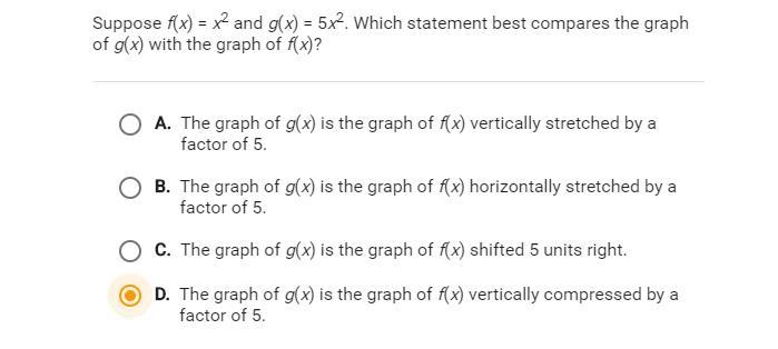 Please help, I think its D but I know that things are usually the opposite of what-example-1