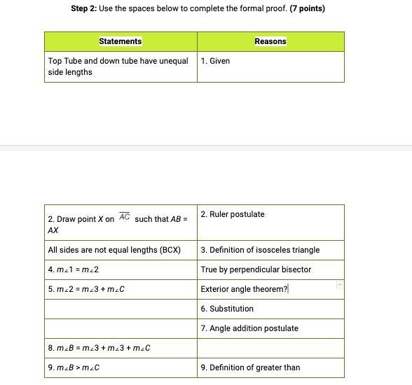 Every proof needs Given and Prove statements. Use the endpoints on the diagram to-example-2