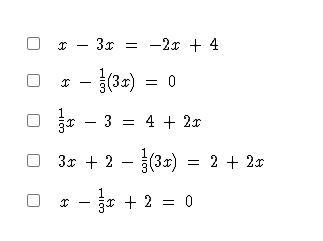 Pleeaase help....... Select ALL the correct answers Which equations have infinitely-example-1