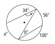 What is the value of a? A. 68 B. 146 C. 56 D. 34-example-1