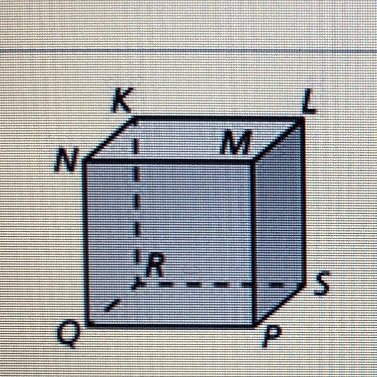 Name a plane parallel to plane KLM.-example-1