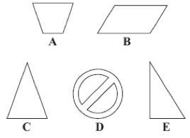 THIS IS 1 QUESTION YEAR 9 MATHS PLEASE HELP ME Here are five shapes. Two of these-example-1