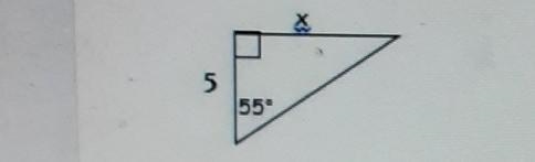 NEED HELP ASAP Find the value of x. Round to the nearest tenths place.​-example-1