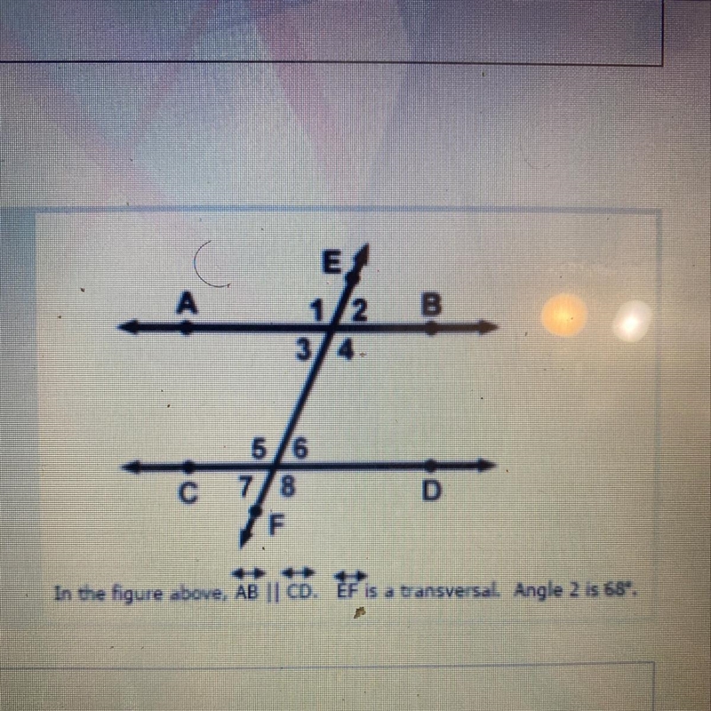 Determine the measurement of angle 1 * (2 points)-example-1