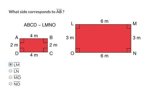 What side corresponds to AB ?-example-1