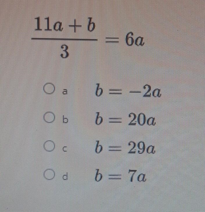 Solve the equation for b ​-example-1