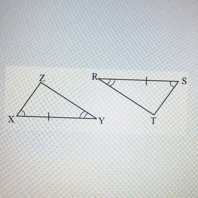 Are these triangles congruent if so what what theorem can be used? 1. SSS 2. SAS 3. ASA-example-1