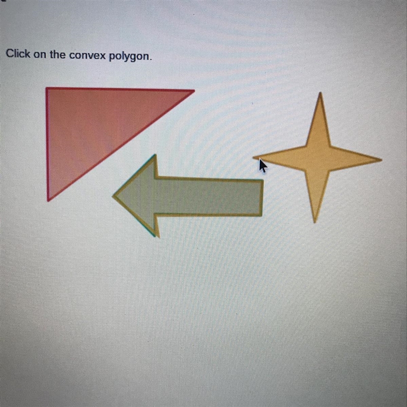 Click on the convex polygon.-example-1