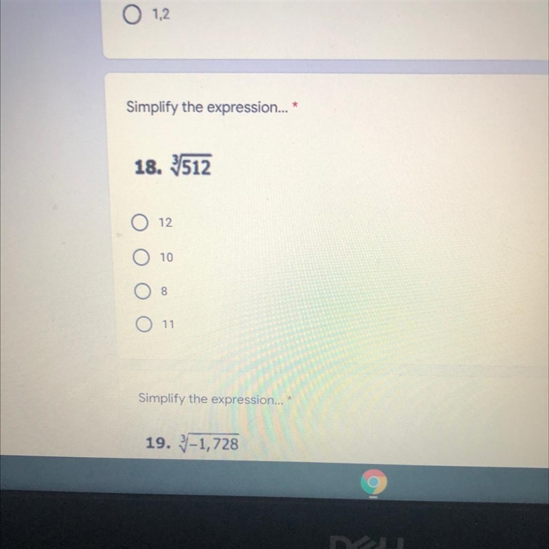 Simplify the expression . 7th grade pre algebra class ap-example-1