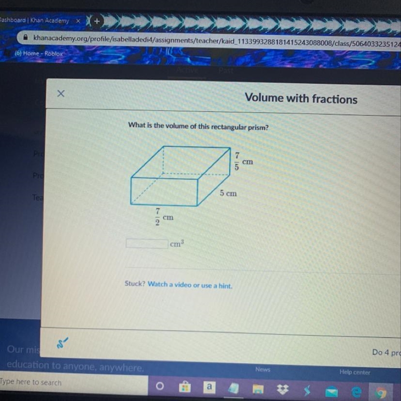 What is the volume of this rectangular prism? Please help I need the answer fast-example-1