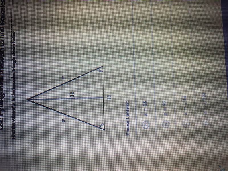 Find the value of x will give you five stars pls answer ASAP-example-1